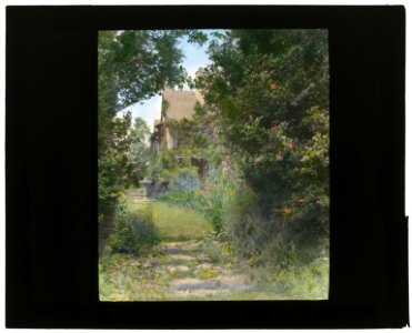 Willowbank, Joseph Coleman Bright house, 624 Morris Avenue, Bryn Mawr, Pennsylvania. Pathway to house LCCN2007685938