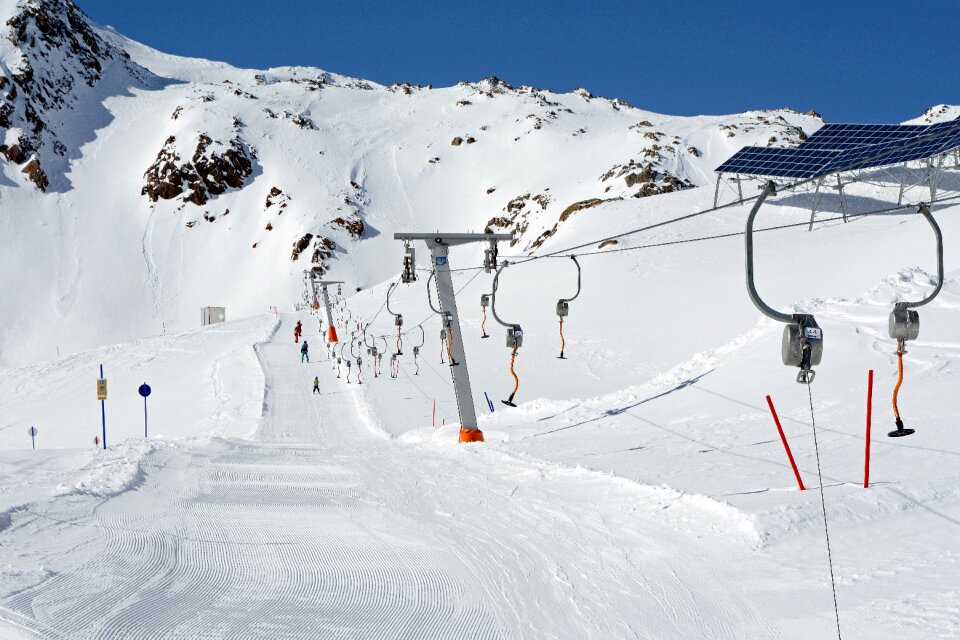 Ski area ski run winter sports