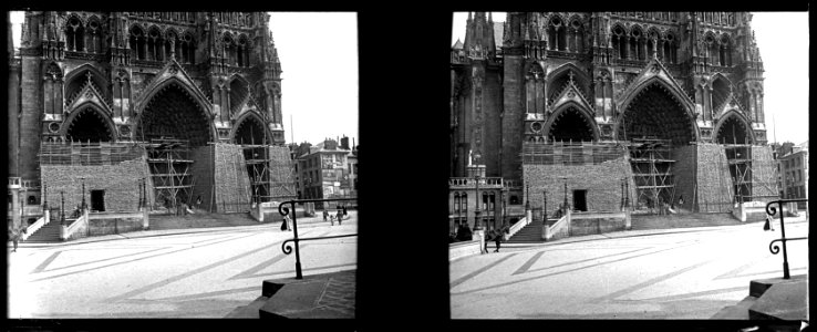 (Cathédrale d'Amiens) - Fonds Berthelé - 49Fi87