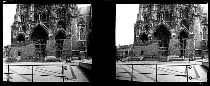 (Cathédrale d'Amiens) - Fonds Berthelé - 49Fi77
