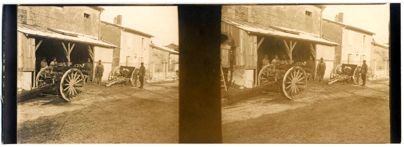 (Dieue. atelier de réparation des 75. maison de M. Barat) - Fonds Berthelé - 49Fi1842