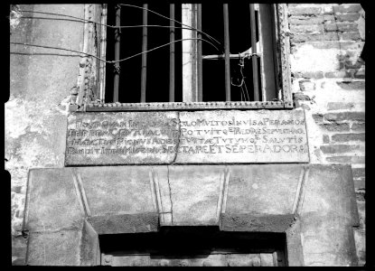 (Inscription murale latine) - Fonds Berthelé - 49Fi1456