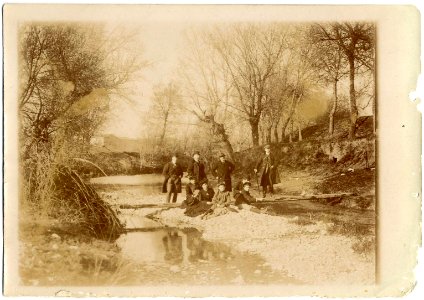 (Partie de pêche) - Fonds Berthelé - 49Fi1891