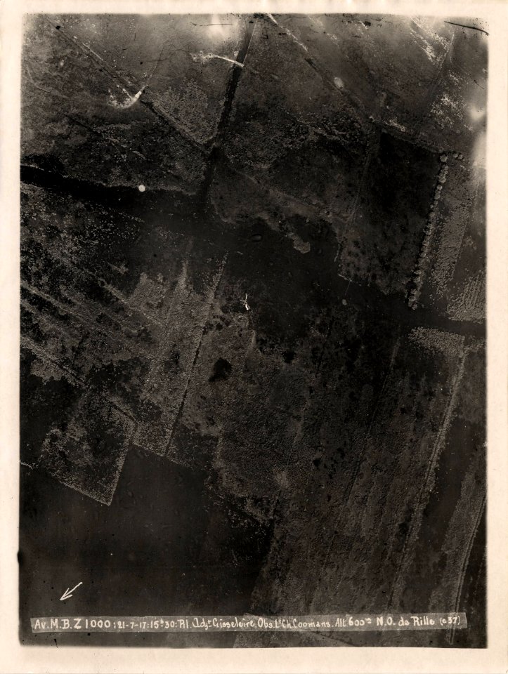(Photo aérienne verticale de Rille en Belgique) - Fonds Berthelé - 49Fi1690