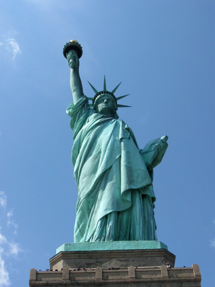 Usa america blue lady