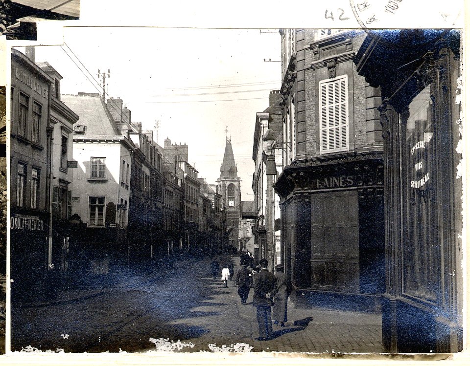 (Rue d'un village) - Fonds Berthelé - 49Fi1879-42