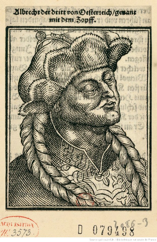 (Recueil Portraits d'Albert III dit (...) btv1b10335910z 1