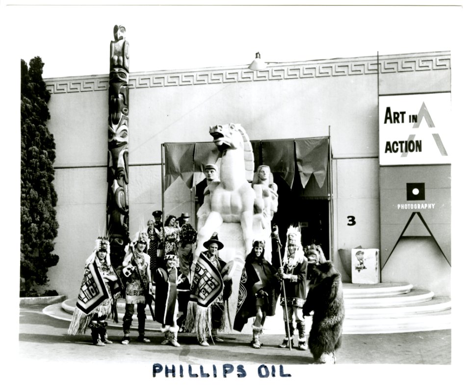 (The Alaskan Indian Art Workshop. Port Chilkoot, Alaska), page 36 (Original caption- Phillips Oil) (33550497615)
