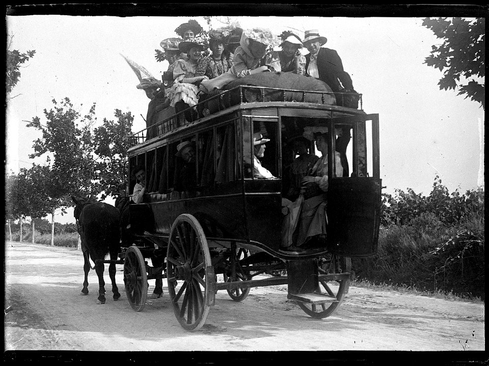 (Transport en commun hippomobile) - Fonds Berthelé - 49Fi1580