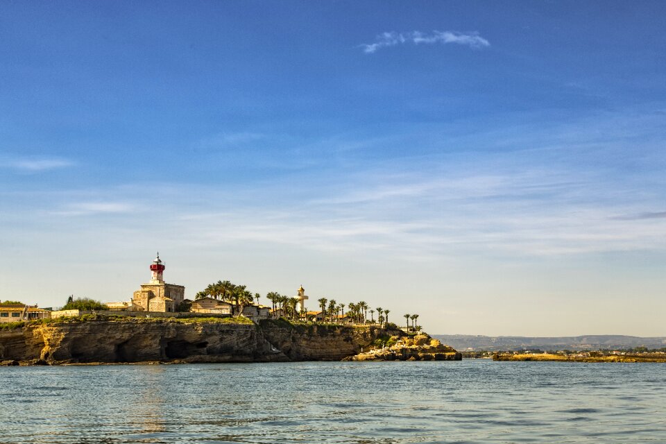 Plemmirio lighthouse sicily