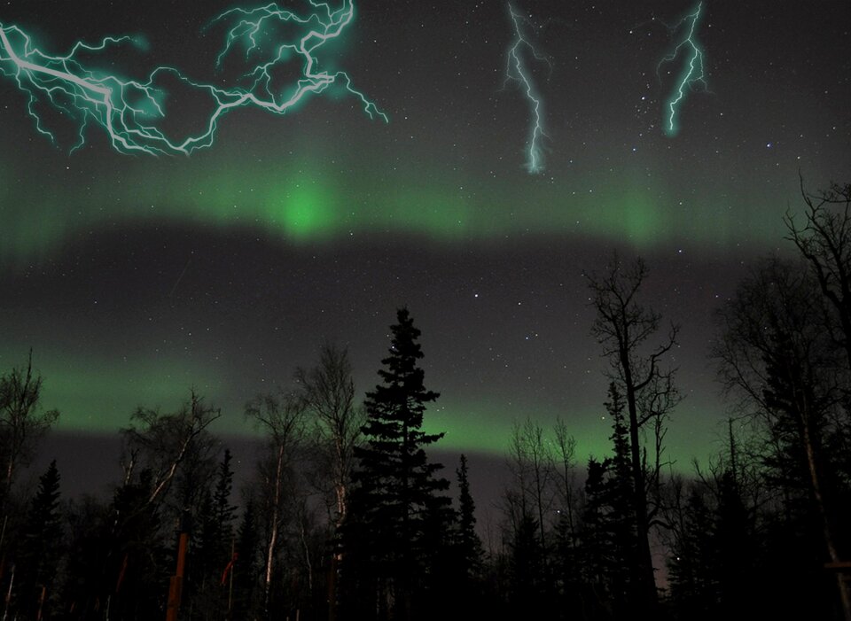 Weather landscape thunderstorm