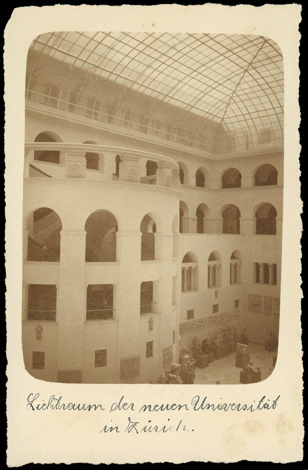 (UAZ) DOK.001.001 4046 Lichtraum der neuen Universitaet in Zuerich
