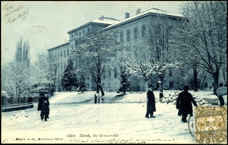 (UAZ) DOK.001.001 16591 Zuerich, die Universitaet