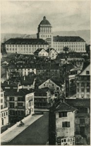 (UAZ) DOK.001.001 Zuerich - Uraniabruecke und Neue Universitaet