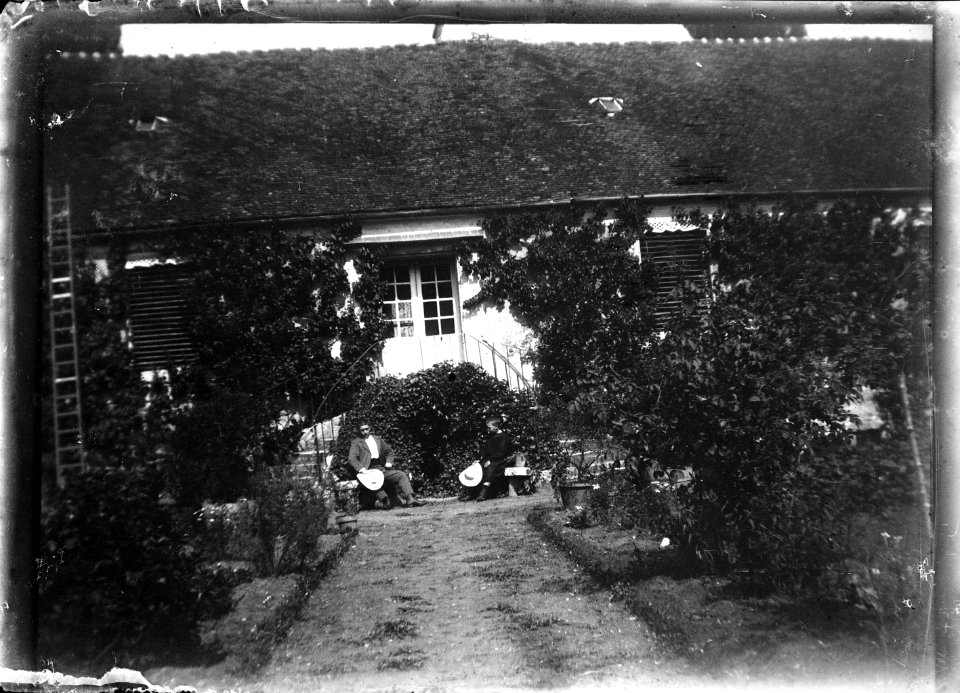 (Une maison et son jardin) - Fonds Berthelé - 49Fi1335