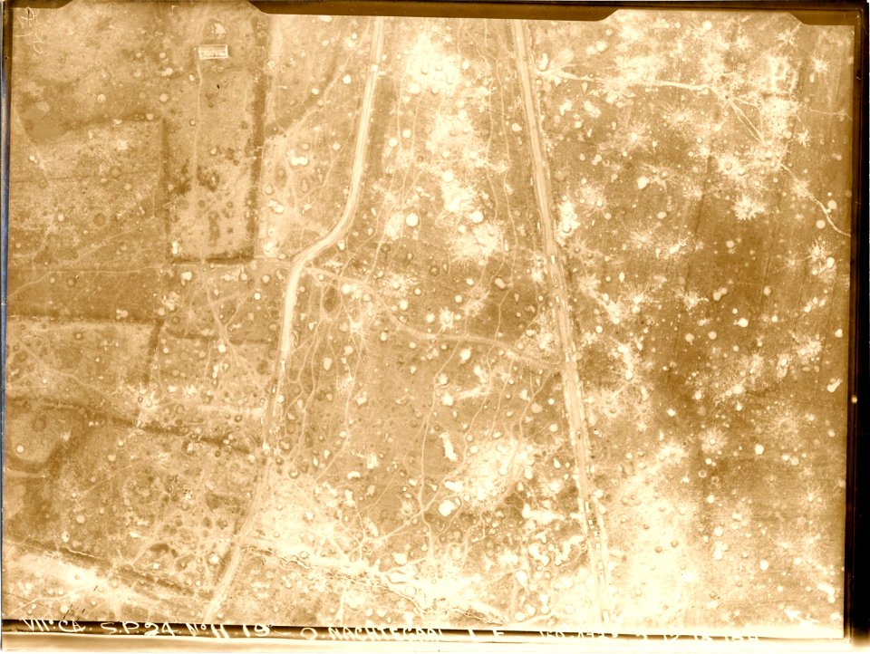 (Vue aérienne verticale de l'ouest de Nachtegaal en Belgique) - Fonds Berthelé - 49Fi1625