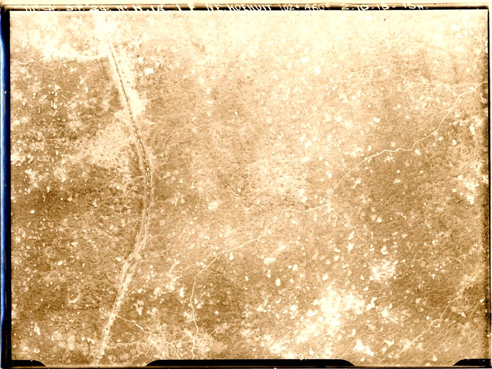 (Vue aérienne verticale du nord-est de Koekuit en Belgique) - Fonds Berthelé - 49Fi1611