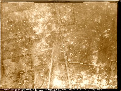(Vue aérienne verticale de Nachtegaal en Belgique) - Fonds Berthelé - 49Fi1624