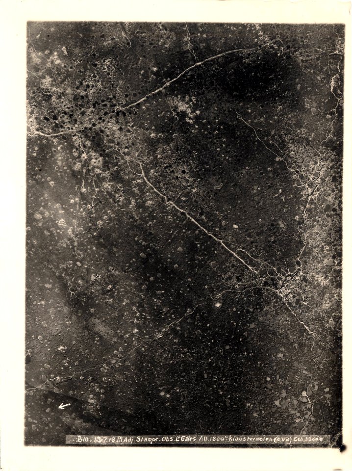 (Vue aérienne verticale de Kloostermolen en Belgique) - Fonds Berthelé - 49Fi1698
