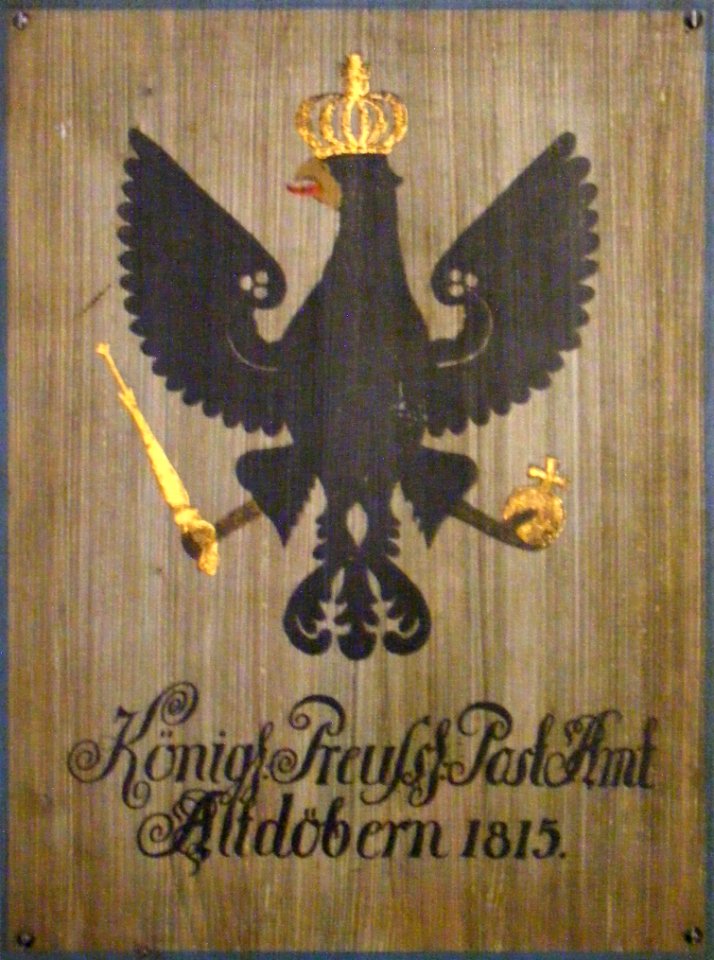 - Königl. Preussisches Post Amt Altdöbern (sign)