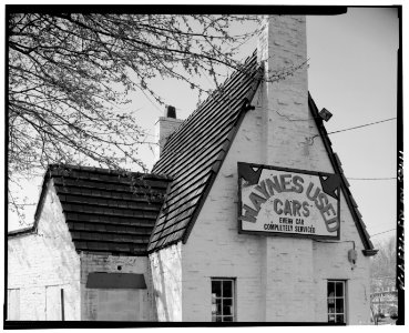 - Pure Oil Service Station, Intersection of U.S. 130 Northbound and Collingswood Circle. Southeast side of circle., Collingswood, Camden County, NJ HABS NJ,4-COLWO,2-10