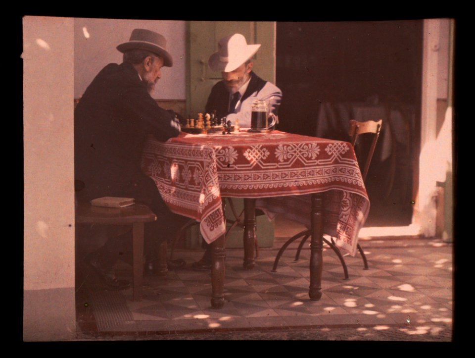 -Two Men Playing Chess- MET DP170707