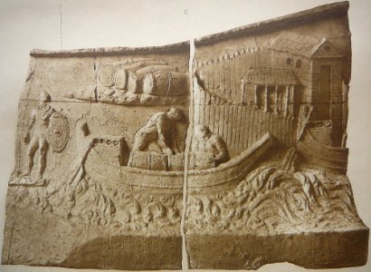005 Conrad Cichorius, Die Reliefs der Traianssäule, Tafel V (Ausschnitt 02)