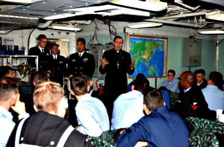 011226-N-6811L-001 VIP Visit Aboard Ship