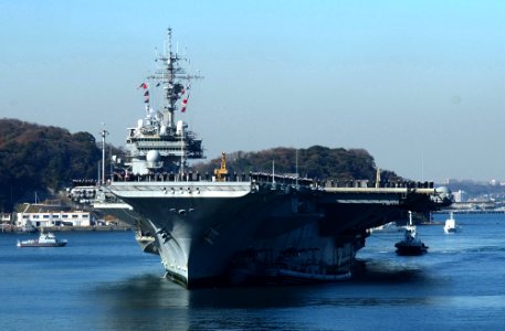 011223-N-6811L-001 Kitty Hawk Returns Home
