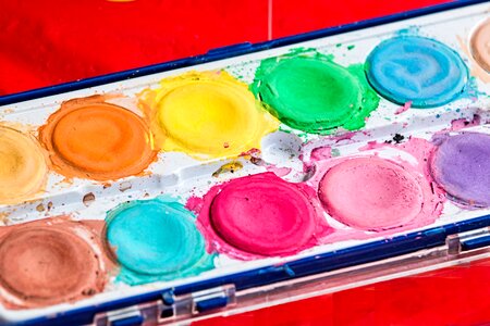 Color watercolor colorful
