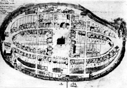 02 Kamień Pomorski - Plan miasta z lat 1695-1701 wg J. Rugego