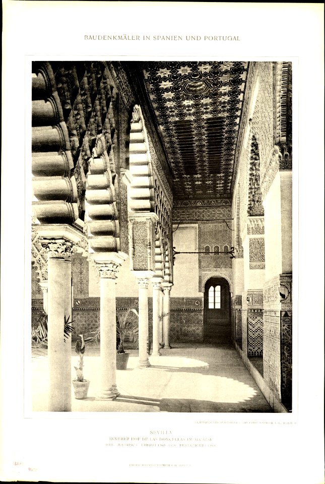 021 Sevilla der Alcacar, Innerer Hof de las Doncellas
