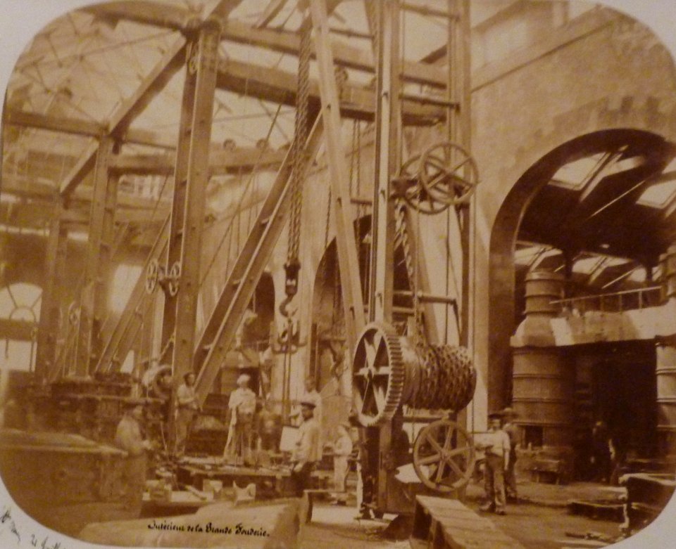 029 Alfred Bernier Intérieur de la grande fonderie de l'arsenal de Brest 1858