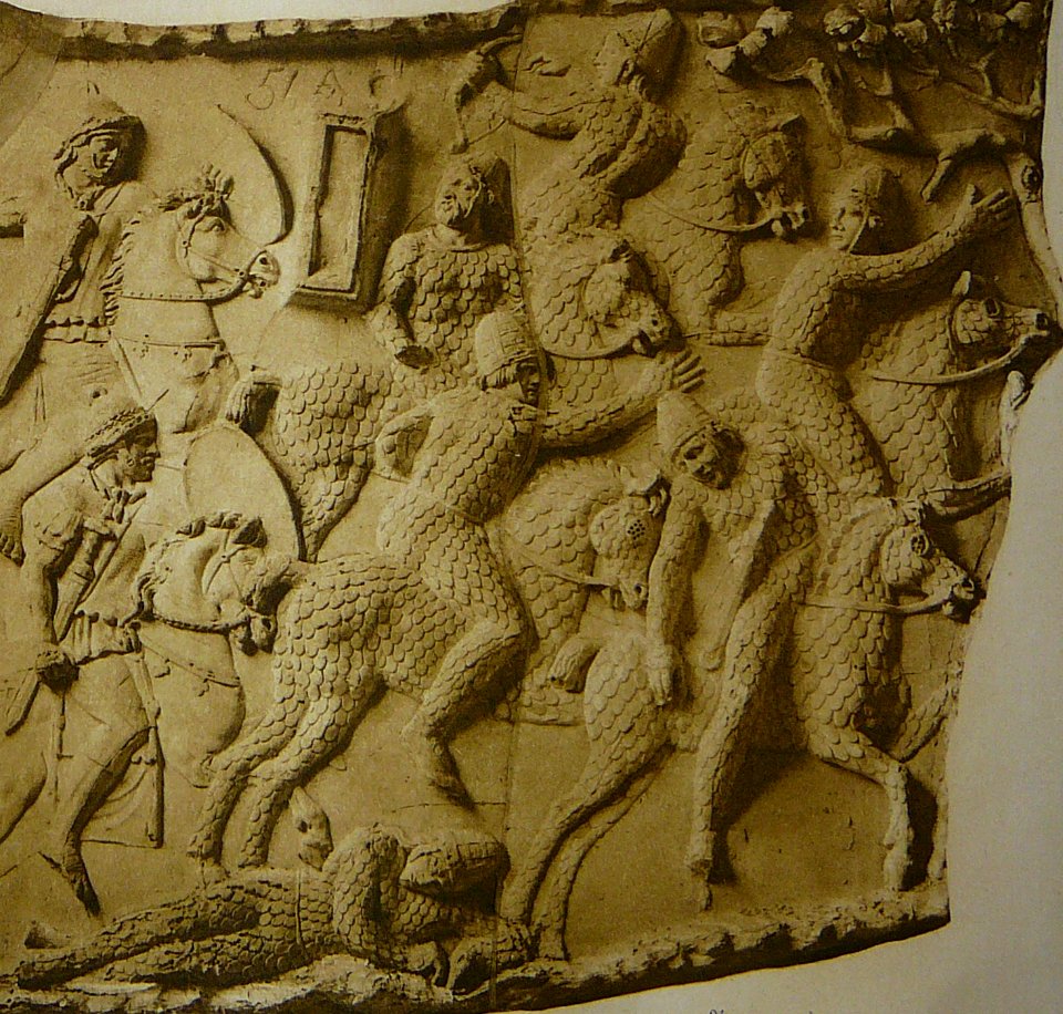 028 Conrad Cichorius, Die Reliefs der Traianssäule, Tafel XXVIII (Ausschnitt 01)