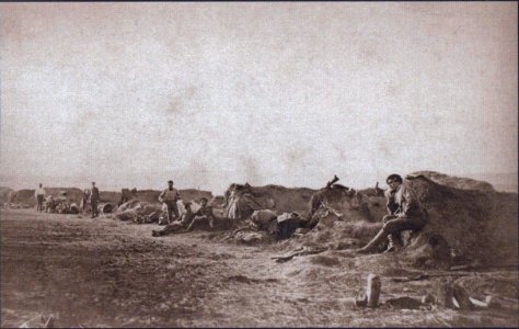 0360 Кавалерия в землянках на подступах к Плевне, ноябрь 1877