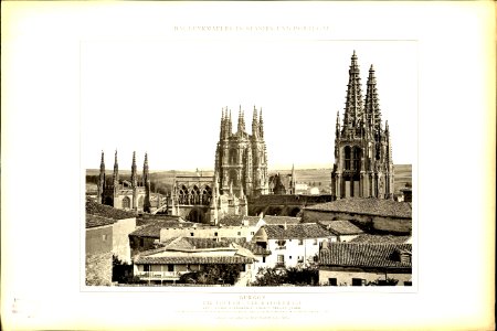 039 Burgos - die Türme der Kathedrale photo