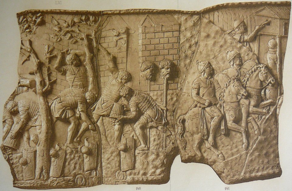 040 Conrad Cichorius, Die Reliefs der Traianssäule, Tafel XL