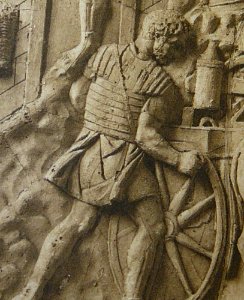 046 Conrad Cichorius, Die Reliefs der Traianssäule, Tafel XLVI (Ausschnitt 01) (cropped)