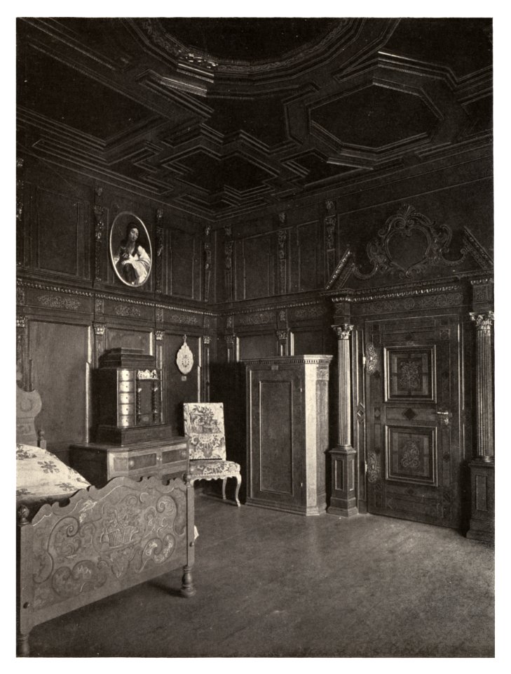 050 Schloß Ambras bei Innsbruck. — Zimmer im Hochschloß, 1566—1570