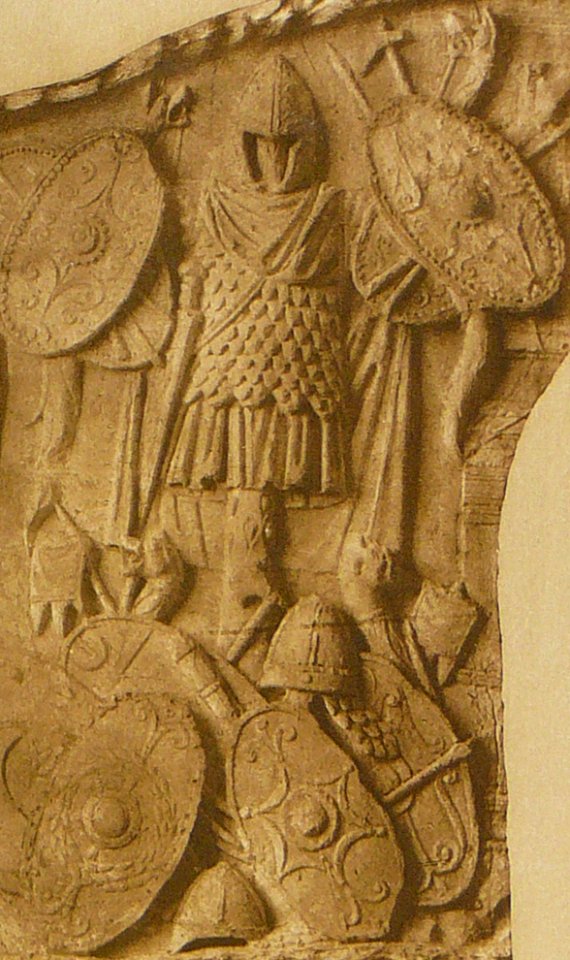 057 Conrad Cichorius, Die Reliefs der Traianssäule, Tafel LVII (Ausschnitt 01)