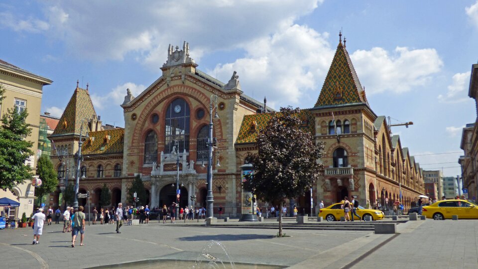 Building architecture hungary