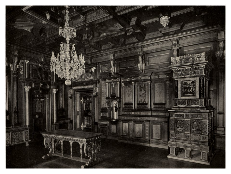 065 Chiavenna, „Cläven“. — Prunkzimmer aus der Casa Pestalozzi