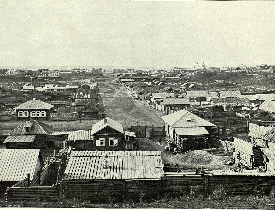 070 Город Ачинск Енисейской губернии Общий вид (cropped)