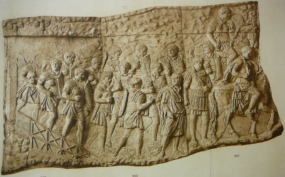 074 Conrad Cichorius, Die Reliefs der Traianssäule, Tafel LXXIV