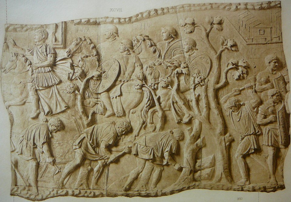 071 Conrad Cichorius, Die Reliefs der Traianssäule, Tafel LXXI