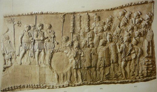 077 Conrad Cichorius, Die Reliefs der Traianssäule, Tafel LXXVII