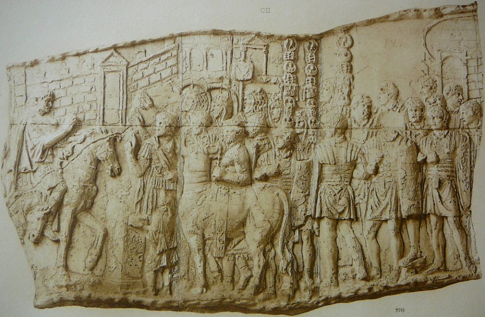 075 Conrad Cichorius, Die Reliefs der Traianssäule, Tafel LXXV