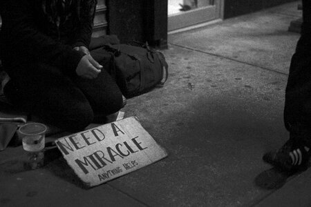 Beggar street black street photo