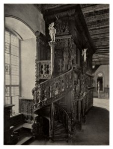 079 Bremen. — Rathaus, Wendeltreppe zu dem alten Archiv über der Güldenkammer, 1616 photo