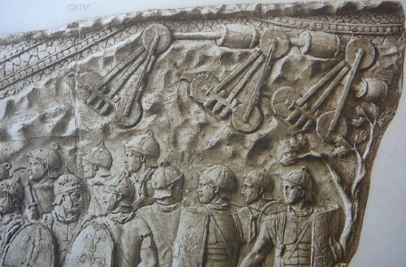 085 Conrad Cichorius, Die Reliefs der Traianssäule, Tafel LXXXV (Ausschnitt 01)